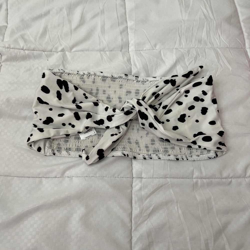 Topshop Bandeau Crop Top